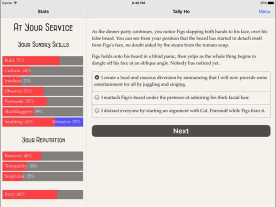 Tally Ho by Kreg Segall iPad app afbeelding 2