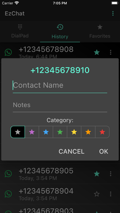 EzChat for WhatsApp Screenshot