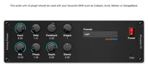 PhaserFX AUv3 Plugin screenshot 1