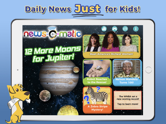‎News-O-Matic: Reading for Kids Screenshot