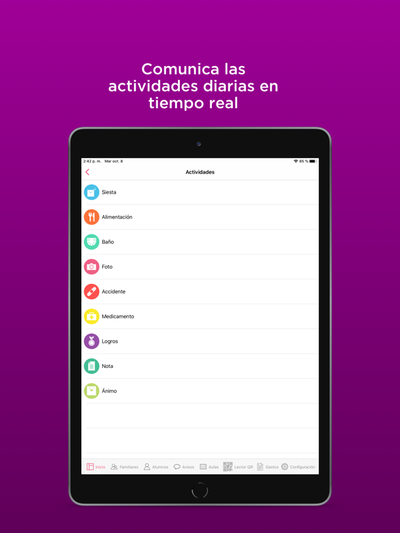 Aldea: Administra tu kinder iPad screenshot 3