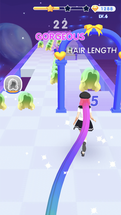 Dancing Hair Screenshot