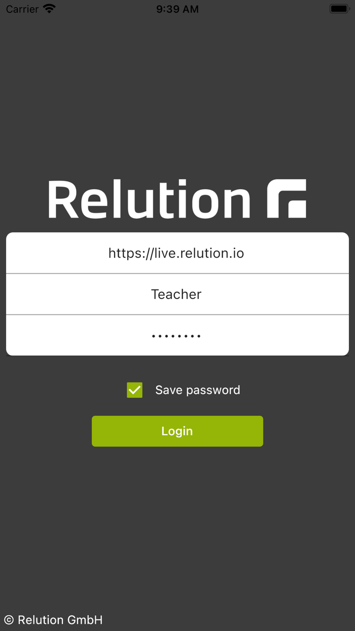 Relution Teacher