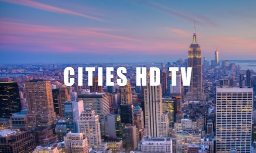 Cities relaxation TV icon