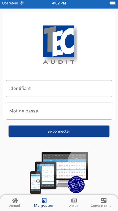 My Tec Audit - Comptable Paris Screenshot