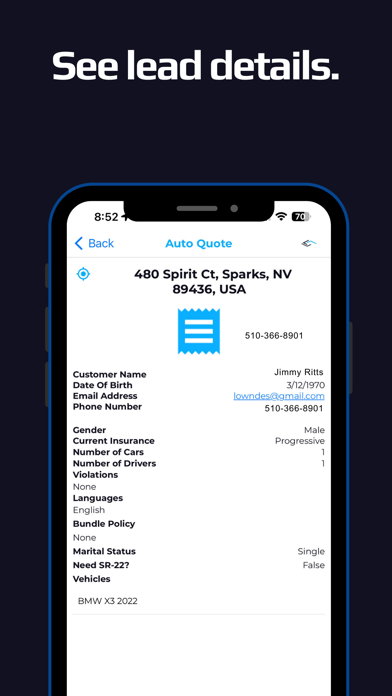 Linqrs Pro: Insurance Leads Screenshot