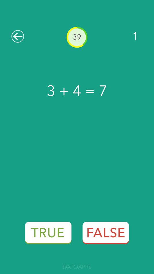#5. 1s Speed Math (iOS) 由: Atoapps