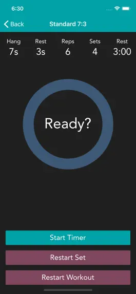 Game screenshot HangTime - a hangboarding app hack
