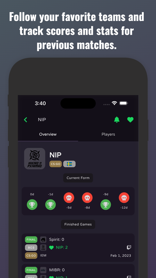 #3. Frag - Stream Esports Live (iOS) 由: TomPod Apps