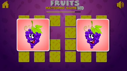 Screenshot #3 pour Fruits Matching Game - HD