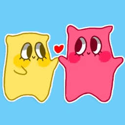 Cute pillow stickers & emoji