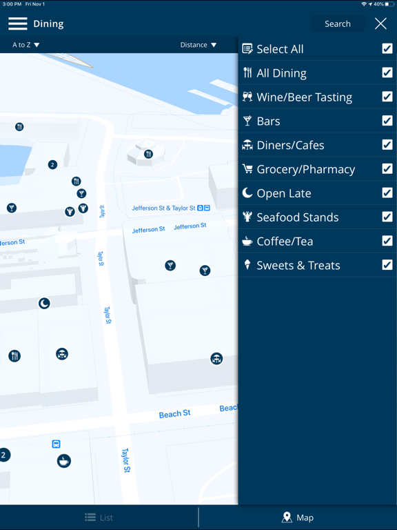 Fisherman's Wharf Trip Planner iPad screenshot 6 - Travel app