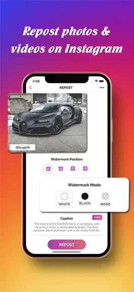 Game screenshot InSaver : Repost for Instagram hack