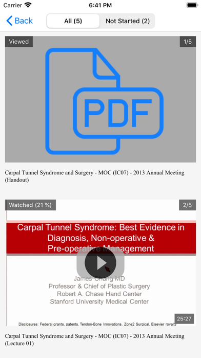 ASSH Exams iPhone screenshot 6 - Education app
