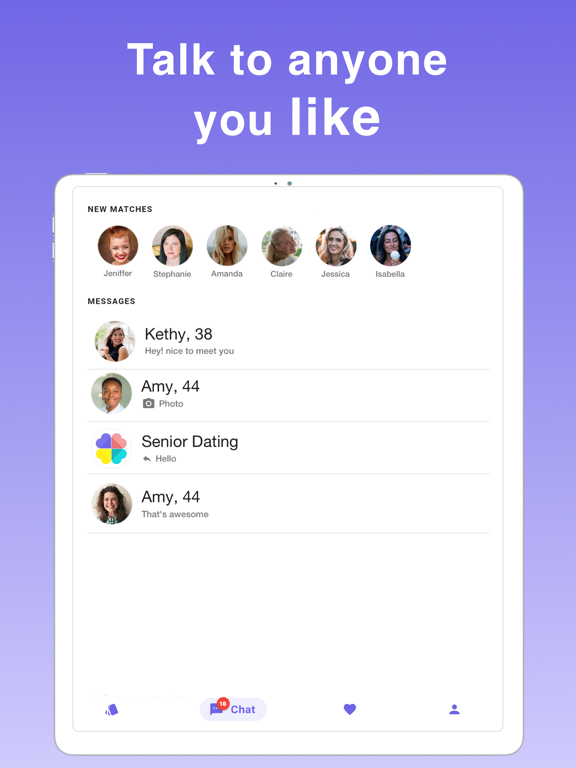 Screenshot #6 pour Senior Dating - mature singles
