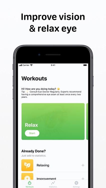 Eye Exercises: Vision Recovery