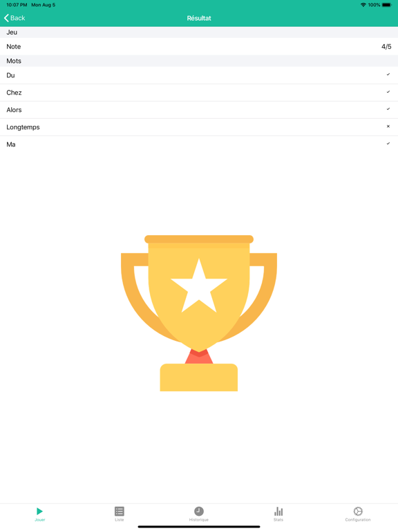 Mots outils pour CP et CE1 iPad screenshot