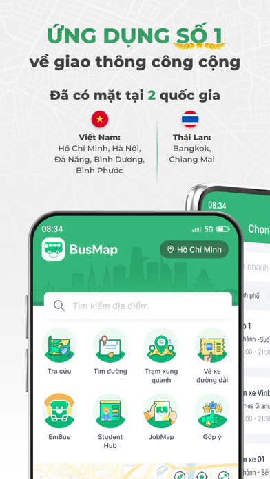 Screenshot #1 pour BusMap - Xe buýt & Thanh Toán