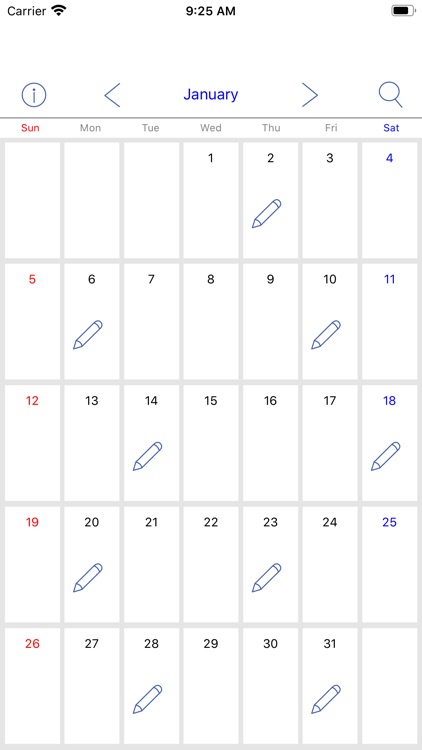 Simple Calendar & Diary