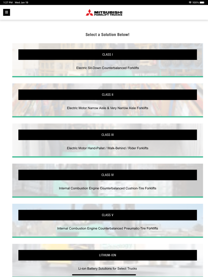 Logisnext Forklift Sales App