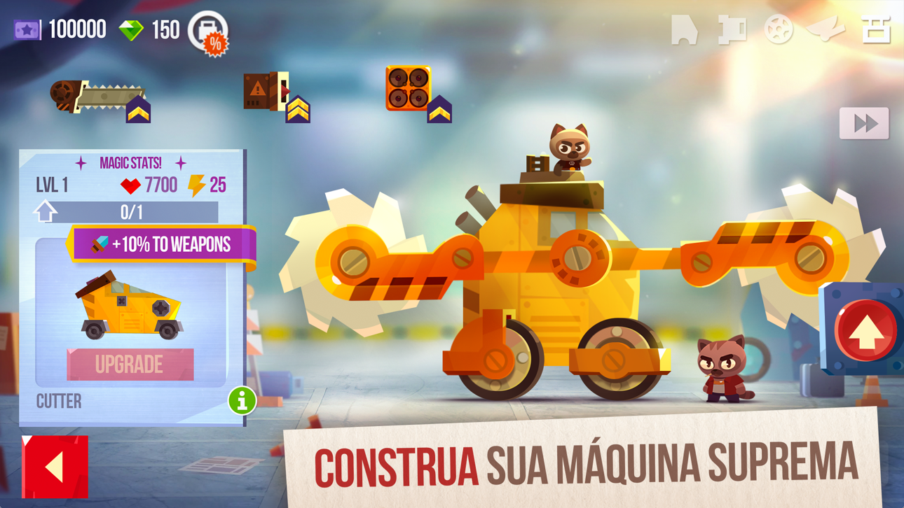 CATS: Crash Arena Turbo Stars iOS Mod IPA screenshot 2 - iOS game interface
