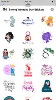 strong women's day stickers problems & solutions and troubleshooting guide - 3