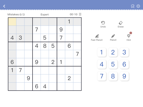 Sudoku - Klassieke Sudoku iPad app afbeelding 8