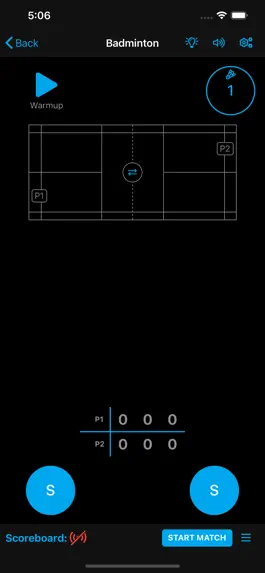 Game screenshot Racketscore apk