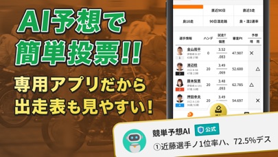 オートレースは競単（けいたん）予想や投票、試走速報をアプリでのおすすめ画像6