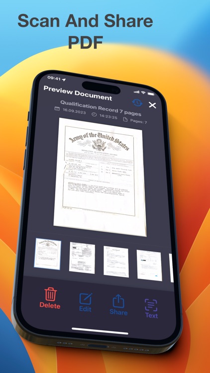 Scan PDF - Documents Manager