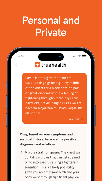 TrueHealth - Healthcare AI Screenshot