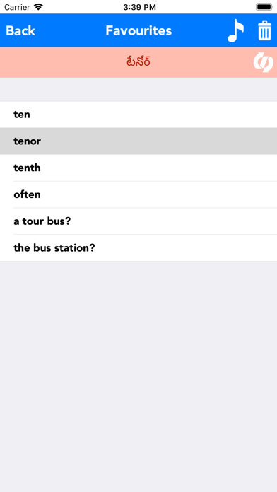 English to Telugu Translator iPhone screenshot 5 - Travel app