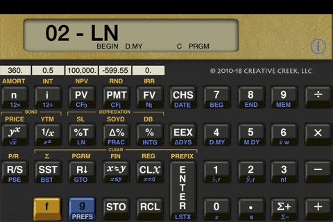 MathU 12D Financial Calculatorのおすすめ画像2