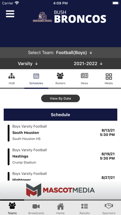 Fort Bend ISD Athletics Screenshot