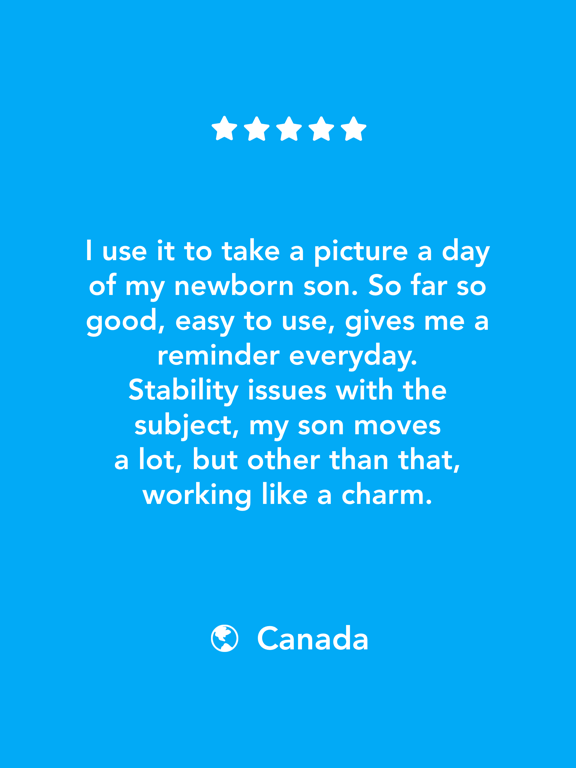 Selfie A Day - Everyday Photo iPad screenshot 10 - Photo & Video app