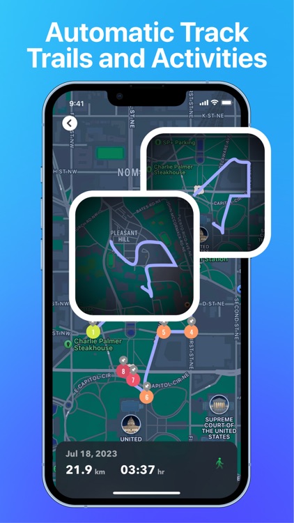 FitSteps - Pedometer & Trails