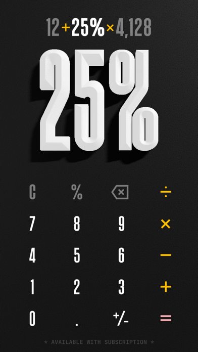 (Not Boring) Calculator Screenshot