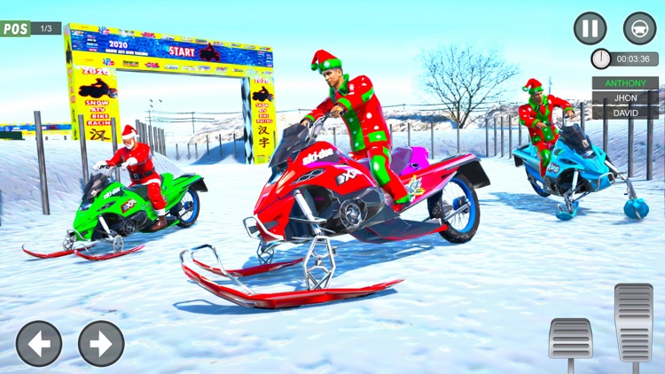 Santa Pro Atv Snow Bike Racing screenshot-3