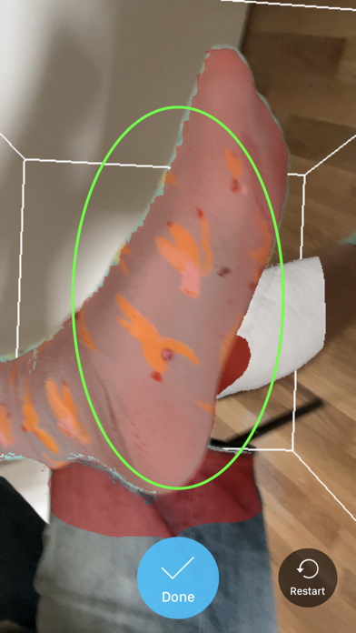 OOLab True Depth Foot Scanner Screenshot