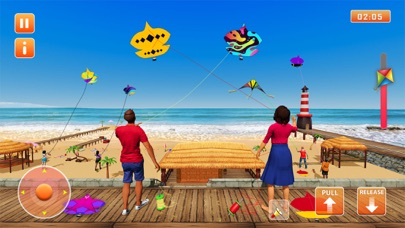 Kite Game: Beach Kite Flying Screenshot