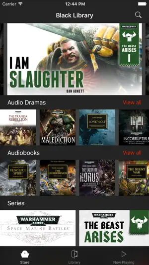 Black Library Audio screenshot 1