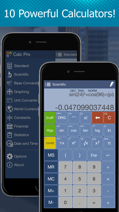 Screenshot #1 for Calc Pro - The Top Calculator