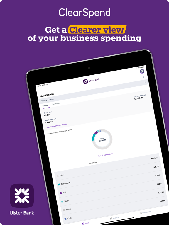 Screenshot #4 pour Ulster Bank NI ClearSpend