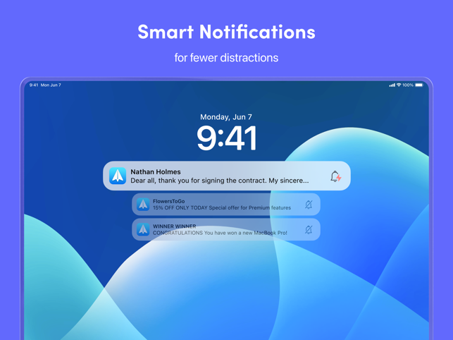 ‎Spark Mail + AI: Email Inbox Screenshot