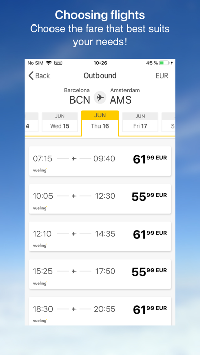 Vueling Airlines-Cheap Flights Screenshot