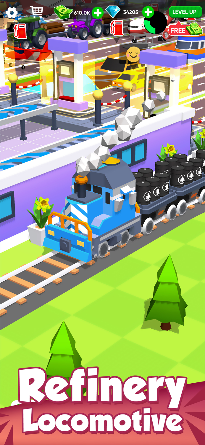 Oil Mining 3D - Petrol Factory