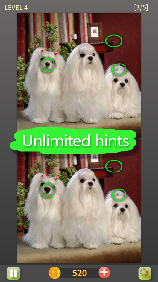 #4. Find The Difference Games - Go (iOS) Bởi: 少淘 黄
