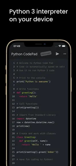 Game screenshot Python CodePad - Coding Editor mod apk