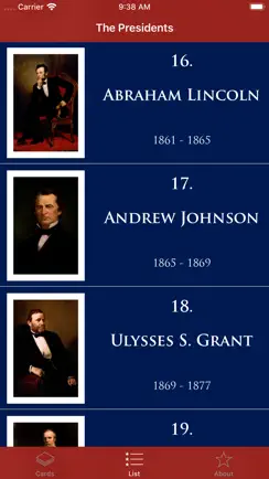 The Presidents - Flash Cards iPhone image 2