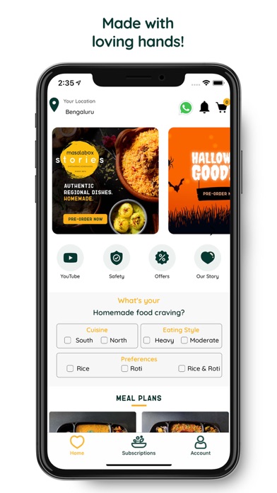 Masala Box - Homemade Meals Screenshot